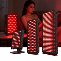 Panneau de luminothérapie rouge sur mesure de grande taille OEM ODM, panneau LED infrarouge pour tout le corps avec support réglable électriquement
