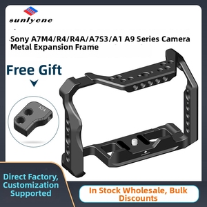 Cage pour caméra <span class=keywords><strong>Sony</strong></span> avec support trépied pour A7R2 A7M2 A9 A7M3 A7R3 A7M4 A7R4 A7R4A A1 A7S3 A9II A7R5 – Rig vidéo - Product Image 2