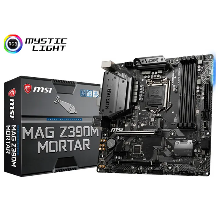 MSI Z390M MORTAIO del computer della scheda madre supporta 9600K / 9700K / 9900K (Intel Z390 / LGA 1151)