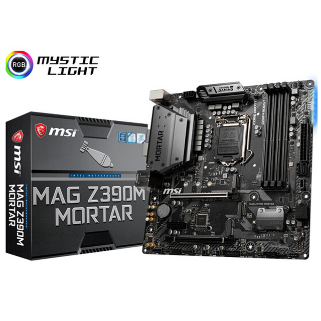 MSI Z390M MORTAR Computer Motherboard Supports 9600K / 9700K / 9900K (Intel Z390 / LGA 1151)