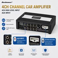 Amplificateur DSP de voiture professionnel 4 entrées 8 sorties, classe AB, avec 6 canaux haute puissance et 8 sorties RCA