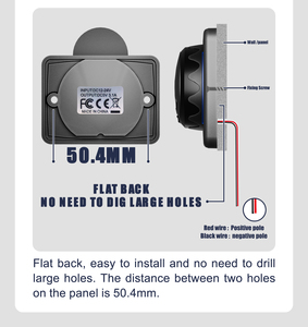 Ổ cắm sạc xe hơi 12V 24V, cổng <span class=keywords><strong>USB</strong></span> kép gắn bảng điều khiển nhà máy - một cổng <span class=keywords><strong>USB</strong></span> <span class=keywords><strong>5V</strong></span> 3.1A, dùng cho xe khách, xe cắm trại, xe buýt, ghế ngồi - Product Image 5