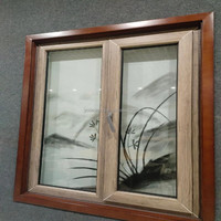 Ventana Corredera Horizontal de Aluminio con Certificación CE Estándar Europeo, Doble Acristalamiento, Vidrio Templado, Ventanas de Aluminio para el Hogar