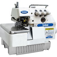 Machine à coudre surjeteuse à trois fils BR-737 avec moteur 550w Britex