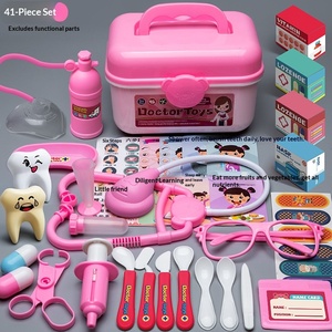 Nuevo Juego de Juguetes de Doctor para Niños de 41 Piezas, Juego de Imitación para Niños y Niñas, Caja Médica con Herramientas, Inyección de Enfermera, Estetoscopio - Product Image 1