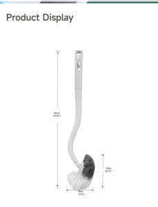 Escova Sanitária Realida com Bolhas de Limpeza, Descartável na Sanita, para Limpeza Profunda de Sanitários, com Cerdas Curvas - Product Image 6