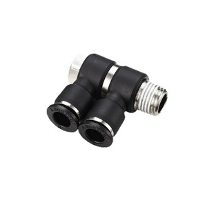<b>Quick</b> Coupler Plastic Pneumatic Fitting 1/4 Inch Threaded <b>Connector</b> For Air Hose System - Product Image 1