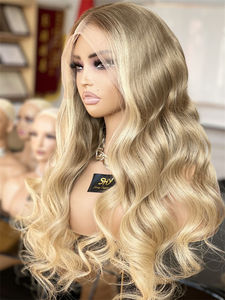 Venta al por mayor de pelucas de pelo crudo baratas línea de cabello natural nudos individuales transparente HD encaje 13*4 Frontal 100% cabello humano con pelo de bebé - Product Image 4