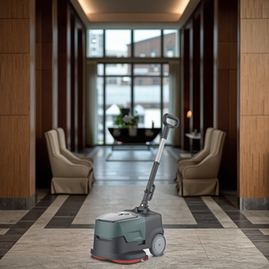GS05 New Cordless Automatic <b>Walk</b>-Behind Commercial Floor Scrubber Drier Cleaning <b>Machine</b> With Side Brush - Product Image 1