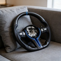 Le nouveau volant décoré de bleu convient aux BMW de la série F 1 3 5 7 X5 F15 E70 F16 E71 E60 E90 F20 F10 F30 F32 F36