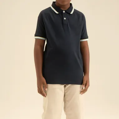 스포츠 교복 셔츠 여름 반팔 특대 통기성 면 어린이 어린이 골프 폴로 티셔츠