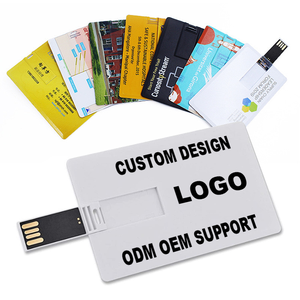 Custom Logo Card Usb 3.0 Flash Drive Printed logo Business Gift 16 GB 32Gb Memoria Usb Stick 2.0 Card Drive Flash Disk Usb Disk