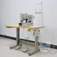Mini machine à coudre industrielle portative à une aiguille, électronique, pour boutonnières à œillets, plaques Jack et trous de serrure