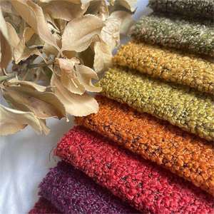 ผ้าเท็ดดี้เนื้อนุ่มแบบถักวาร์ป  ย้อมสีลวดลาย  สีเบจ ผลิตจำนวนมากสำหรับตกแต่งภายในโซฟา - Product Image 3