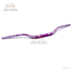 SNOR vente en gros Tubes de poignée d'impression de crâne ensemble de guidon universel barres de graisse 28mm guidon en alliage d'aluminium pour vtt - Product Image 5