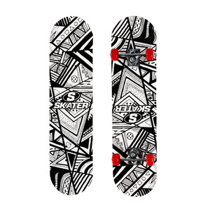 Planche à roulettes peinte à la main patin pour enfants pont graphiques personnalisés commande en gros - Product Image 1