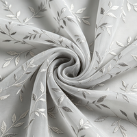 Tissu Jacquard Tissé 100% Polyester Teint Occultant Direct Usine Largeur 98 pouces pour Rideaux d'Appartement et Textiles de Maison Vente en Gros