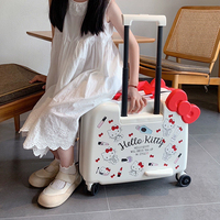 Bagage à main Poussette pour enfant Valises d'équitation pour voyage Enfant Coque rigide Chariot à bagages à roulettes