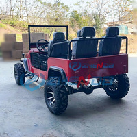Buggy rouge le plus populaire 350cc 4x4 essence/électrique Véhicule tout-terrain pour adulte Go Cart Dune Buggy Mini jeep Car à vendre