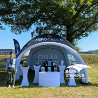 Dôme gonflable personnalisé pour salon professionnel, tente publicitaire extérieure pour événements