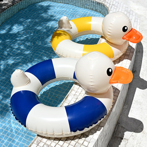 Flotador Inflable con Forma de Pato de 70cm para Niños, Juguete para Piscina - Product Image 2