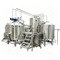 Système de brassage de bière 2000L 3V, équipement de brasserie commerciale pour la production de bière