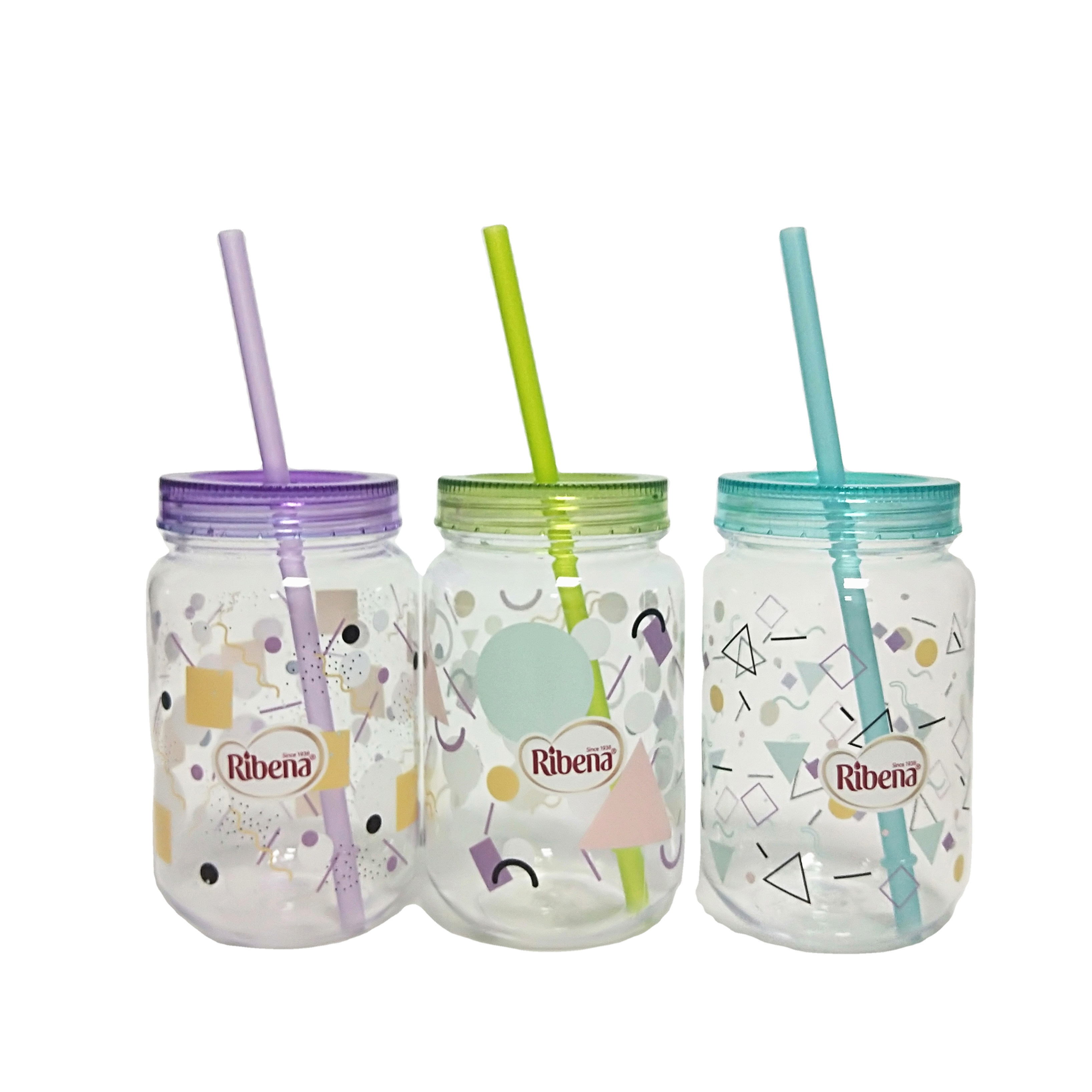 Дизайнерский стакан Mason Jar Tumbler с винтовой крышкой и соломинкой с Эльзой и Анной от Frozen, устойчивый к ударам и BPA-fre