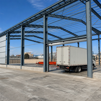 Bâtiment d'entrepôt à structure en acier avec options galvanisées pour le stockage industriel et l'utilisation en atelier
