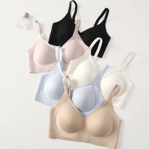 Reggiseno <span class=keywords><strong>Push</strong></span>-<span class=keywords><strong>up</strong></span> Senza Cuciture 2026 da Donna con Strass, Spalline a Forma di W, <span class=keywords><strong>Doppio</strong></span> Sollevamento, Senza Ferretto, Morbido, Anti-Rilascio, per Uso Quotidiano, OEM - Product Image 4