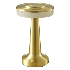 Lampe de table moderne réglable en bois avec abat-jour en métal noir, col flexible, LED AC E26, commande tactile, CRI 80, lumière blanc chaud doux - Product Image 1