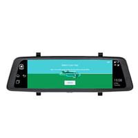 4G Smart Cloud Mirror ADAS navigasi GPS, perekam mengemudi 1080P 24 jam pemantauan parkir