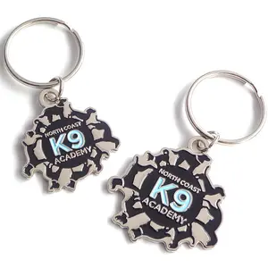 Free Design Wholesale Custom Made Metal Key Chain Ring Personalized Hard Soft Enamel Logo Keyring Cute Anime Keychains