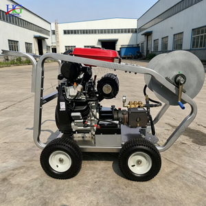 Nettoyeur haute pression mobile haute efficacité 66L/min, petite machine de nettoyage de canalisations haute pression pour le lavage de machines de construction - Product Image 2