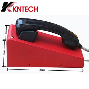 Điện thoại Máy tính để bàn công nghiệp KNZD-28 Đỏ giọng nói hai chiều cầm tay chắc chắn PoE <span class=keywords><strong>IP</strong></span> mạng hoàn toàn mới Bảo hành điện thoại đường dây nóng/Máy tính để bàn - Product Image 6