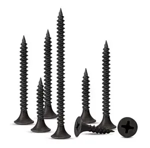 High Quality Galvanized Black Phosphate Drywall Screws Available In Custom Sizes M2.5 M4.2 Thread Size GB Standard