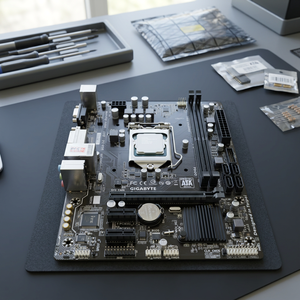 เมนบอร์ด Gigabyte GA-H110M-DS2V DDR4 สำหรับเดสก์ท็อป LGA 1151 รองรับแรม 32GB แบบดูอัลแชนแนล พอร์ต SATA และ DVI รองรับ TPM แบบโซลิดสเตทเต็มรูปแบบ - Product Image 2