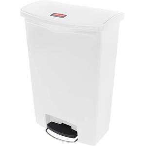 Bidone della Spazzatura con Pedale Rubbermaid 90 L Bianco per Cucina - Product Image 1