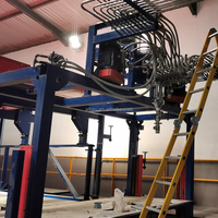 Ligne de production de machines pour usine d'éponges SABTECH, mousse de polyuréthane, moteur PLC, entièrement automatique, haute efficacité, certifiée CE, 160KW