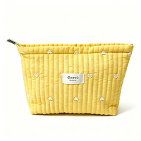 Trousse de Toilette de Voyage Portable Grande Capacité en Polyester Doux avec Fermeture Éclair, Imprimé Paysage, Écologique, Personnalisable pour Femme - Collection Été