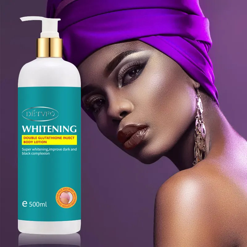 OEM Fully Effective Organic Collagen Double Injec Lightening Skin Care Whitening Body Lotion Bleaching Cream For Dark Skin