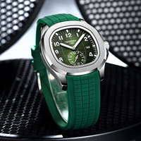 Montre Homme Multifonctionnelle à Quartz Nibos, Lumineuse, Étanche, Boîtier en Alliage d'Acier Inoxydable, Style Affaires
