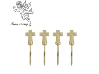 Vis de fixation pour cercueil de style européen, accessoires funéraires, vis 4 #    Accessoires funéraires pour cercueil, fournitures funéraires, accessoires de crémation