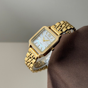 Reloj de Pulsera para Mujer DUKE NICLE 8639, Estilo Vintage de Hong Kong, Cuadrado, de Acero Sólido, con Movimiento de Cuarzo, Lujo Discreto para Negocios - Product Image 4