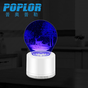 3D Mosquito Killer Lamp With <b>Night</b> <b>Light</b> <b>Usb</b> Powered Household Silent Eco Friendly - Product Image 2