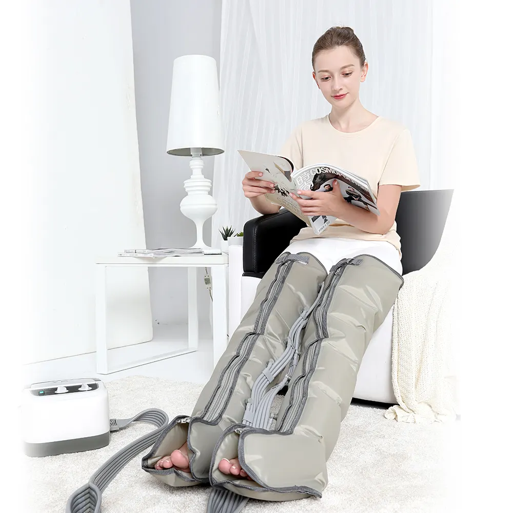 Appareil de massage de haute qualité Machine bottes de récupération électrique cryothérapie Compression d'air complète masseur de jambe jambe jambe de compression