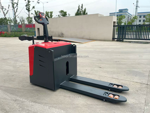 Bateria De Lítio 1500kg Caminhão De Paletes Elétrico Pequenos Caminhões Elétricos Mini Walkie Push Empilhadeira Portátil Veículo De Manuseio De Armazém - Product Image 2