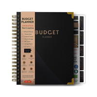 Organiseur mensuel personnalisé à couverture rigide, suivi des dépenses, planificateur budgétaire pour impression
