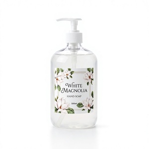 Savon Gel pour les Mains Magnolia Blanc 500ml Formule Élégante pour les Amateurs de Jardin et de Légumes Fabriqué en Russie - Product Image 1