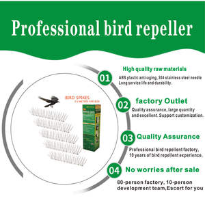Qiao Liang Hot Sale Hek Anti Vogel Doorn Voor Duiven Kleine Vogels Basis 304 Roestvrij Staal Vogel Spikes - Product Image 4