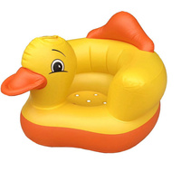 Canard jaune Canapé Bébé Infantile Siège de Soutien, Ours Oiseau Bébé Gonflable Canapé Enfant Dinant la Chaise Accoudoir Canapé